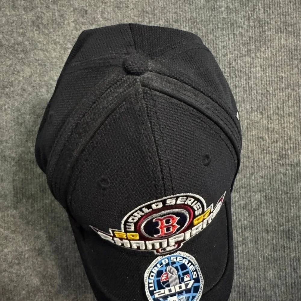 New Era Boston Red Sox 2007 World Series Champions Hat Black MLB Mens OSFM